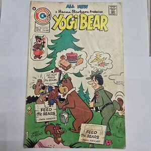 Yogi Bear #25 Charlton Comics 1975 Hanna-Barbera Vintage Comic